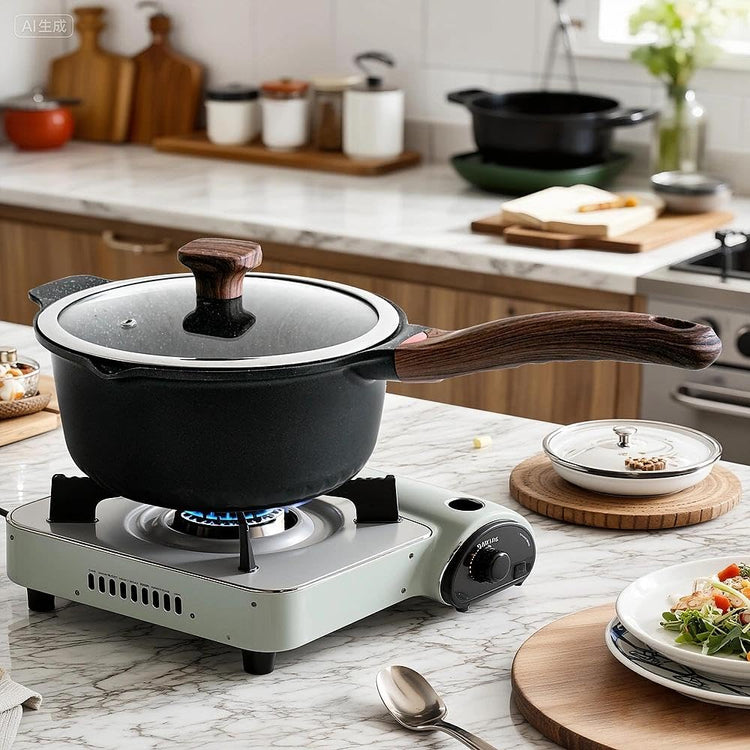 3QT & 4QT Sauce Pot Set with Lids (2 Count)