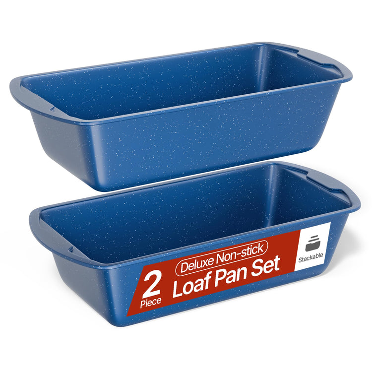 Nonstick Loaf Pan Set Pack of 2 (2 Count)
