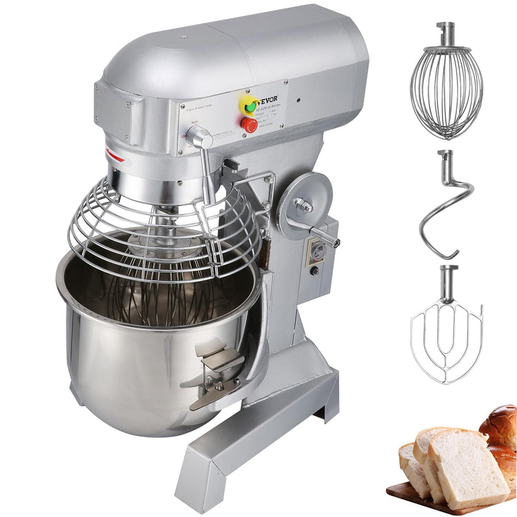 10Qt Commercial Food Mixer with Timing Function (2 Fl Oz)