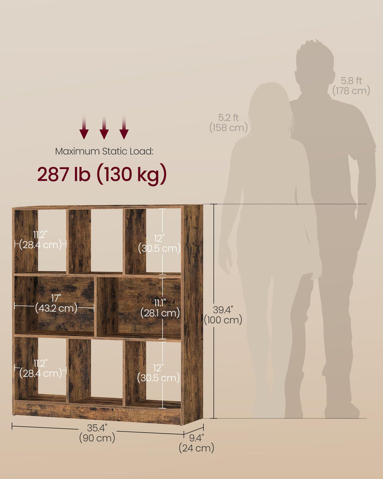Bookcase Open Storage Shelf