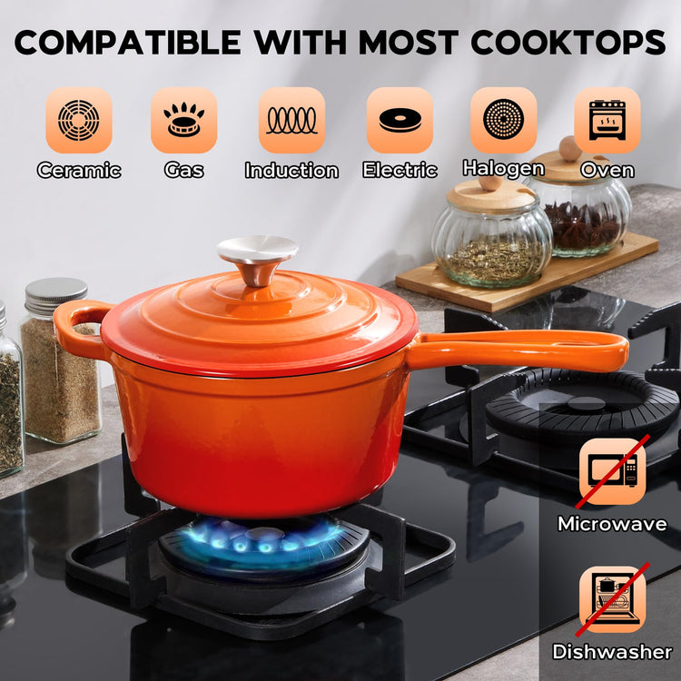 2 Quart Saucepan with Lid