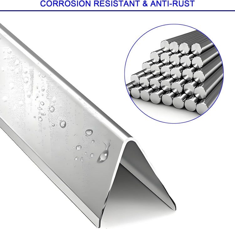 Genesis Grill Parts 17.5" Flavorizer Bars Heat Deflector for Weber Genesis 300 Series Weber E310 E320 E330 EP310 EP320 EP330 Front Control, Grill Replacement Parts for Weber 7620 7622 Accessories