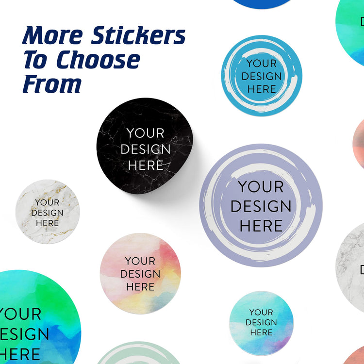 100 Custom Vinyl Stickers (100 Count)