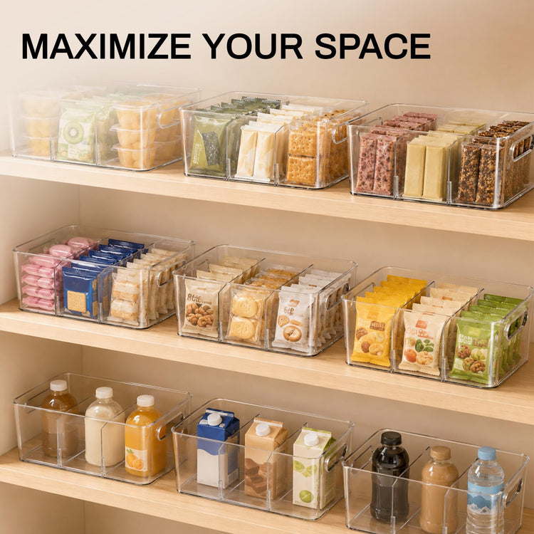 4 Pack Pantry Organizers and Storage (4 Count)