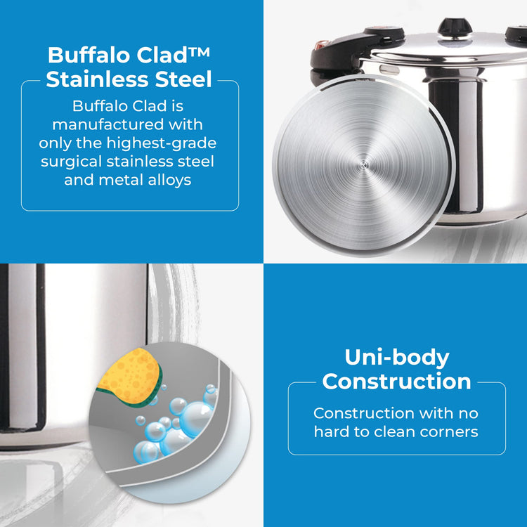 Pressure Cooker 8 Qt Stainless Steel