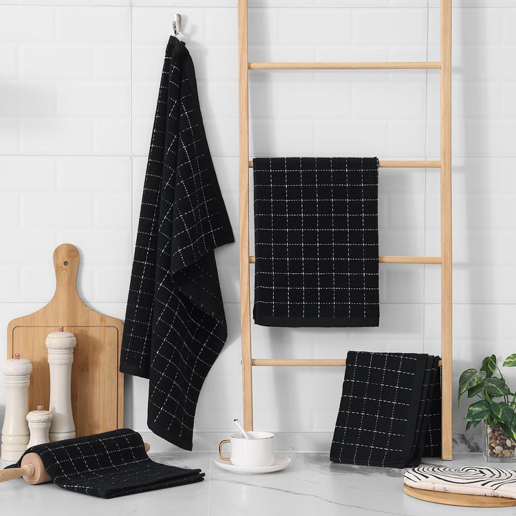 100% Cotton Terry Kitchen Towels (4 Count)