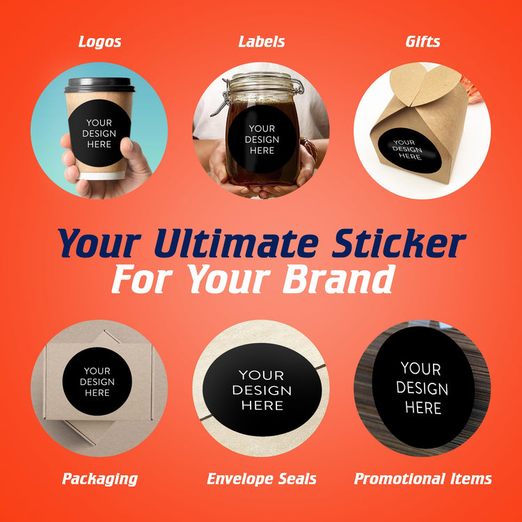 Custom Vinyl Stickers Your Image (5 Count)