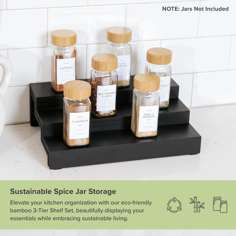 3 Tier Expandable Spice Rack Organizer