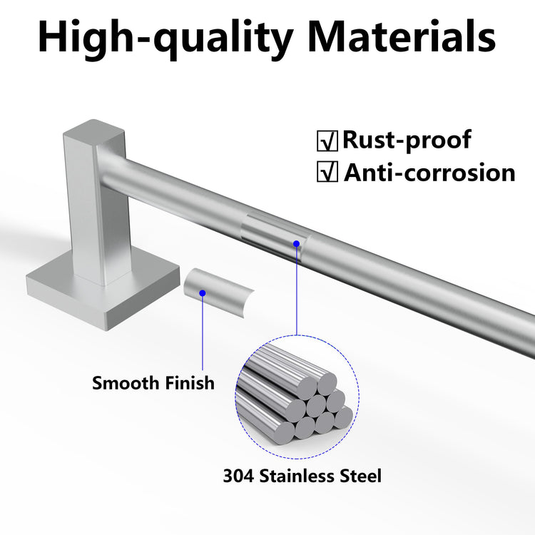 Towel Bar Towel Racks for Bathroom Wall Mounted