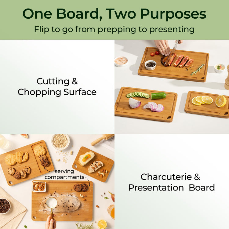Bamboo Cutting Board (3 Count)