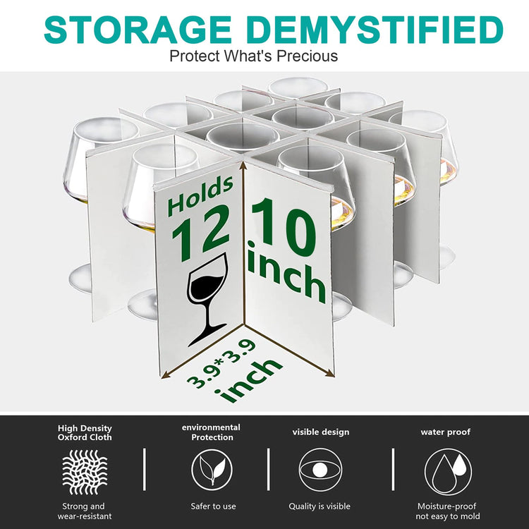 China Dinnerware Storage Containers Set (6 Count)