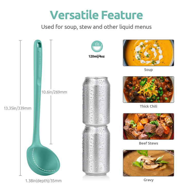 13 inch Silicone Soup Ladle