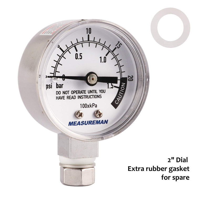 Stainless Steel Pressure Cooker Gauge