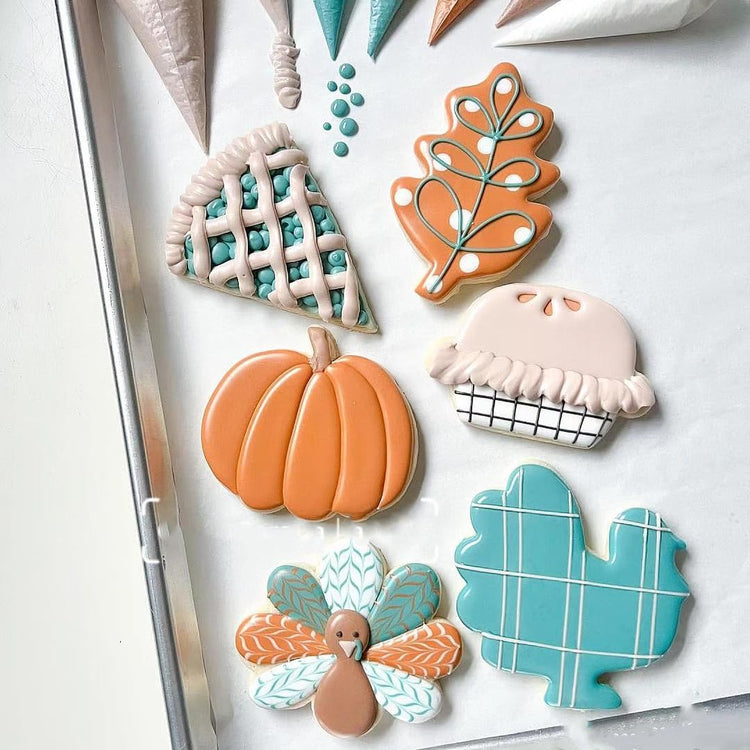 3 Pcs Fall Leaves Cookie Cutters