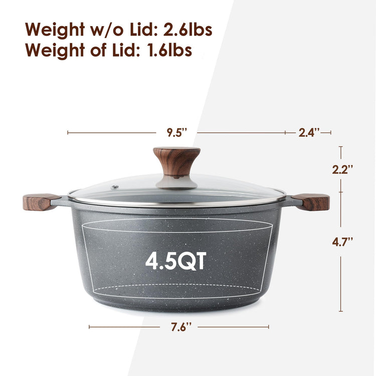 Nonstick Stock Pot with Lid