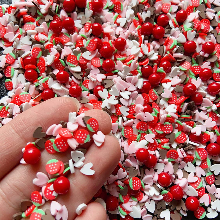 Fake Sprinkles Resin Sprinkles Fake Candy Sprinkles Clay Sprinkles Polymer Sprinkles Polymer Clay Slices for Nail Art DIY Crafts Cake Phone Case