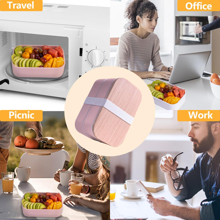 Bento Box with Lunch Bag Microwavable All