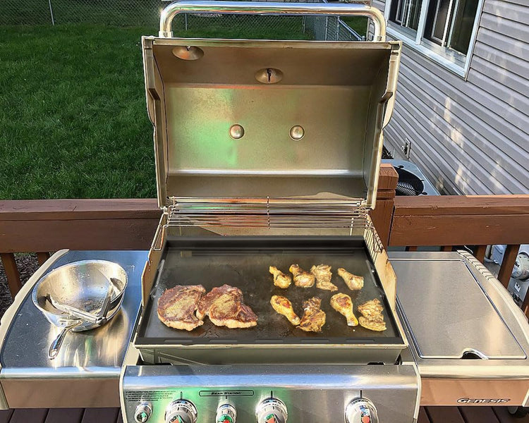 Full Size Griddle Inserts for Weber Genesis 300 Gas Grill