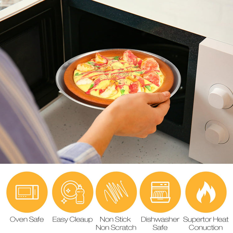 8 Pieces Silver Pizza Pans 8 (8 Count)