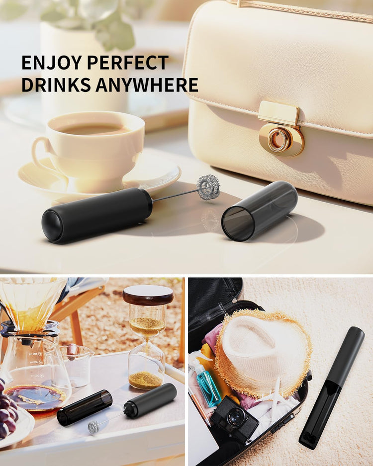 Rechargeable Milk Frother Handheld
