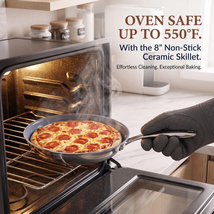8 Inch Ceramic Frying Pan Skillet