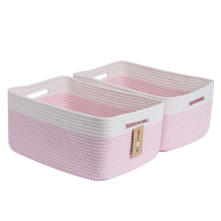 Large Storage Baskets for Shelves (2 Count)