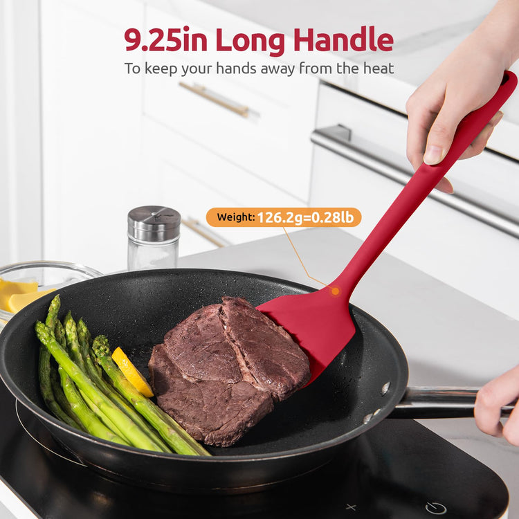 Silicone Turner Spatula Set of 2 (2 Count)