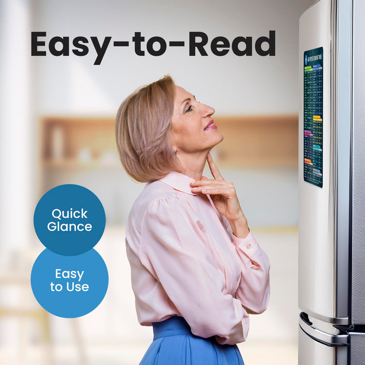 Air Fryer & Pressure Cooker Magnetic Cheat Sheet Set