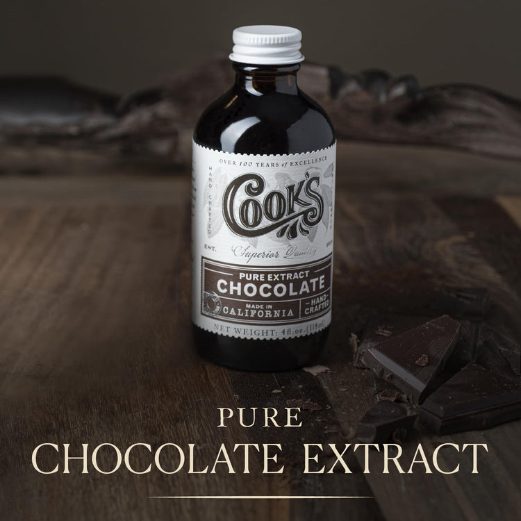 Cook's, Pure Chocolate Extract for Beverages, Cakes, Cookies, 128 Ounces (1 Gallon) - Nestoria