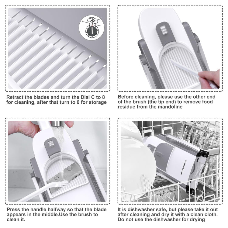Safe Mandoline Slicer for Kitchen