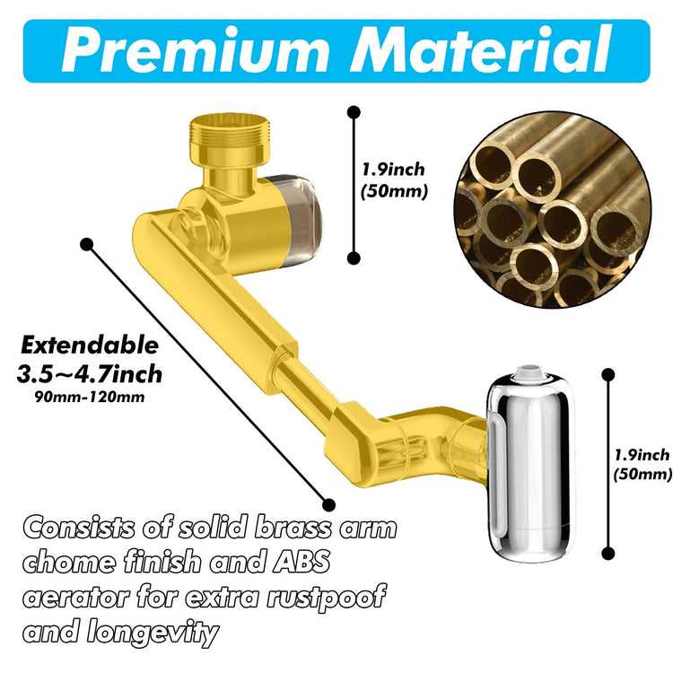 1080° Swivel Faucet Extender