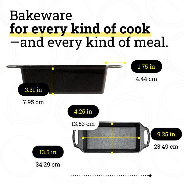 Pre Seasoned Cast Iron Loaf Pan