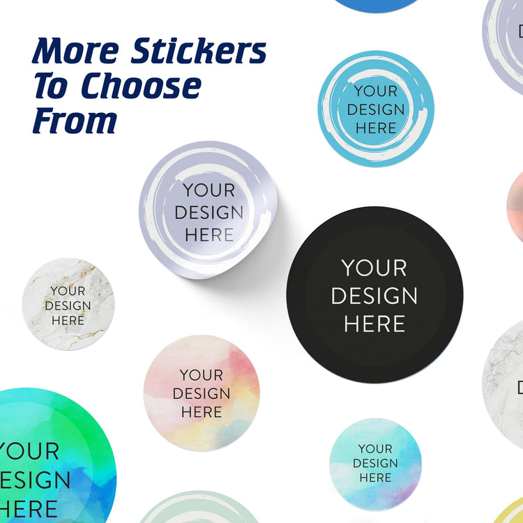 Custom Vinyl Stickers Your Image (100 Count)
