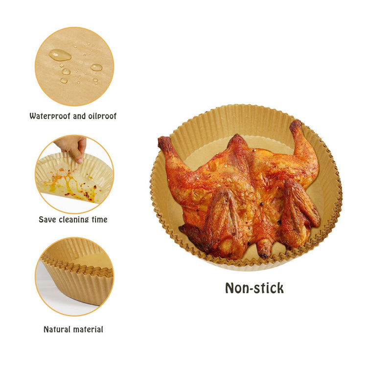 200Pcs Air Fryer Liner Disposable Parchment Paper for Ninja Air Fryer AF101 (200 Count)