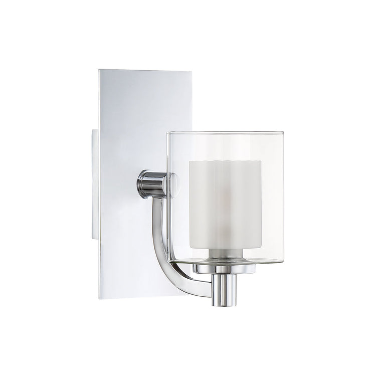 Kolt 1 Light Polished Chrome Wall Sconce