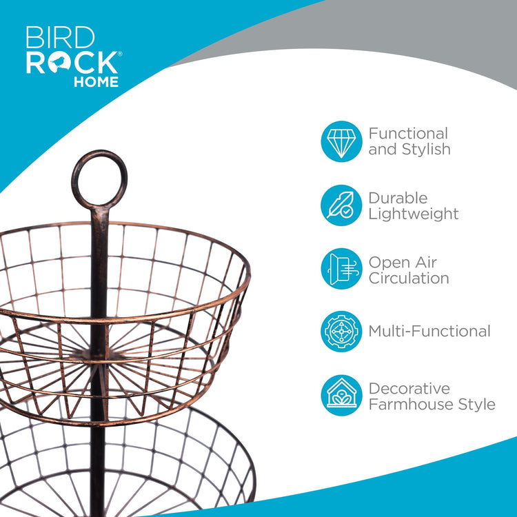 3 Tier Wire Fruit Basket