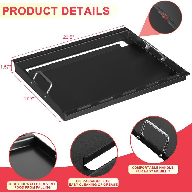6787 Spirit 300 Full Size Griddle Insert for Weber Spirit I & II 300 Series