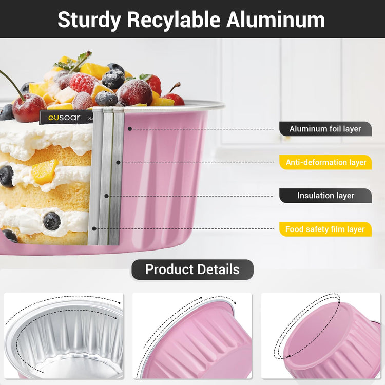 Baking Cups with Lids (60 Count)