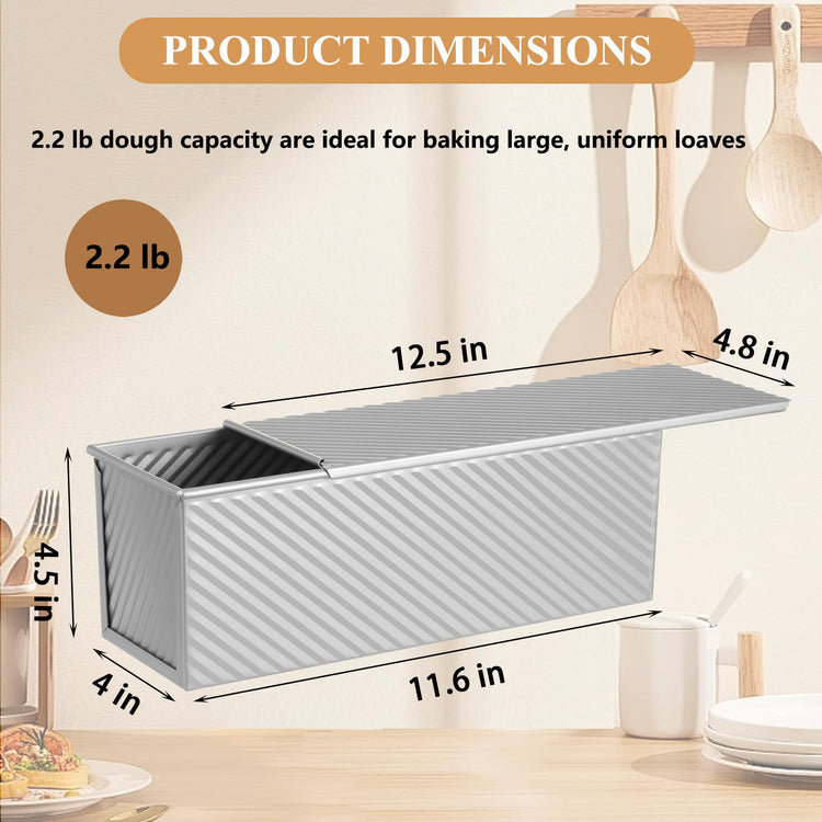 Pullman Loaf Pan with Lid 13x4