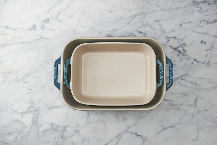 2 Pc Ceramic Baking Dish Set (2 Count)