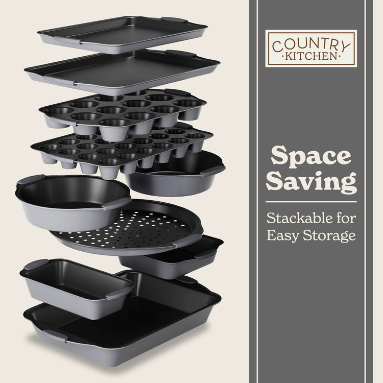 Nonstick Stackable Bakeware Set