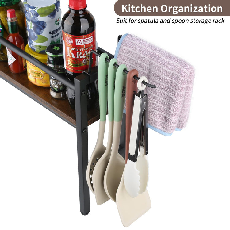 Spice Rack Shelf for Kitchen Stove