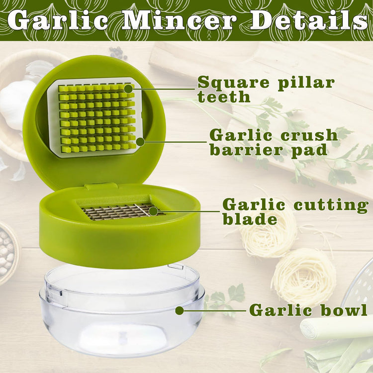 2 Pcs Garlic Press Stainless Steel (2 Count)