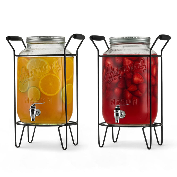 2 PACK 2 GALLON Drink Dispensers for Parties (2 Count)