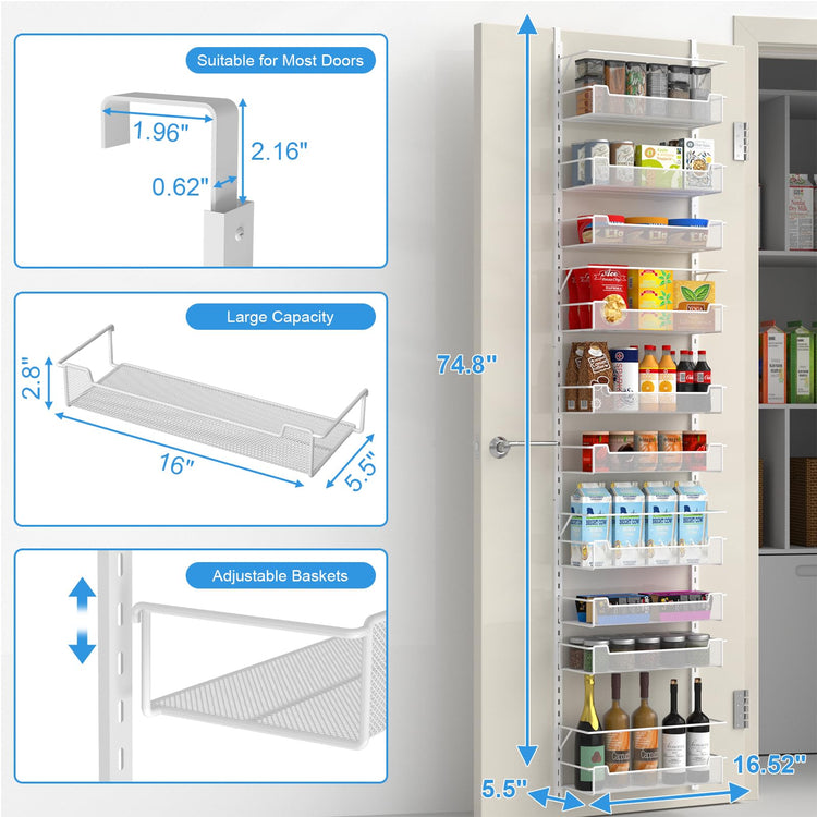 Over the Door Pantry Organizer