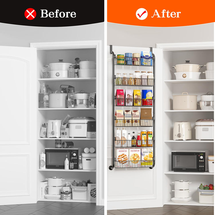 Over the Door Pantry Organizers and Storage