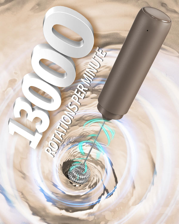 Portable Rechargeable Milk Frother Handheld