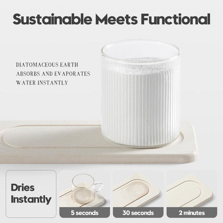 2Pack Diatomite Stone Sink Tray (2 Count)