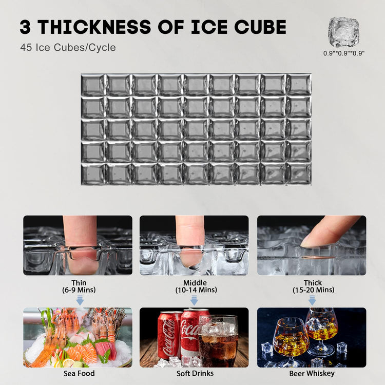 Commercial Ice Maker Machine 130LBS