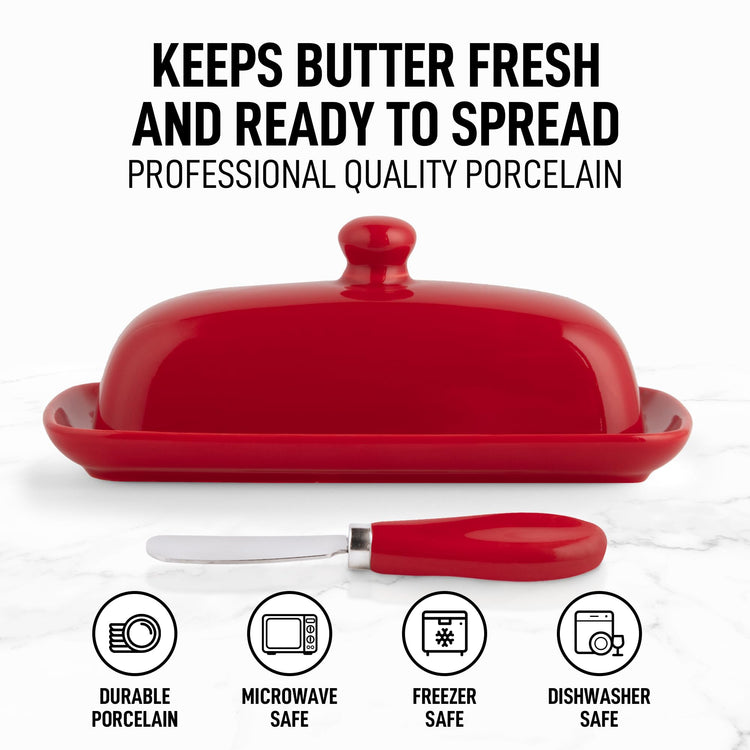Butter Dish With Lid For Countertop